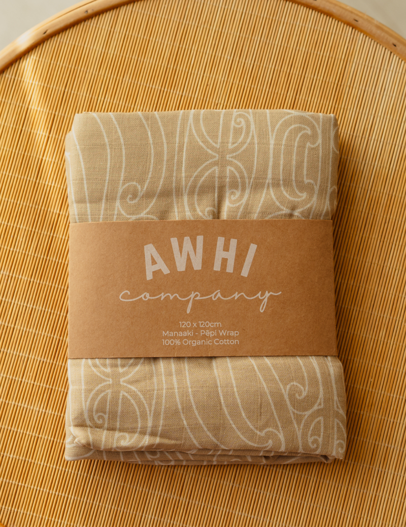 Manaaki Muslin Wrap (Onepū)