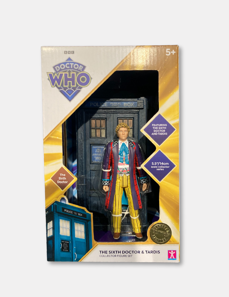 Doctor Who Vinyl Figure - 6th Doctor and Tardis