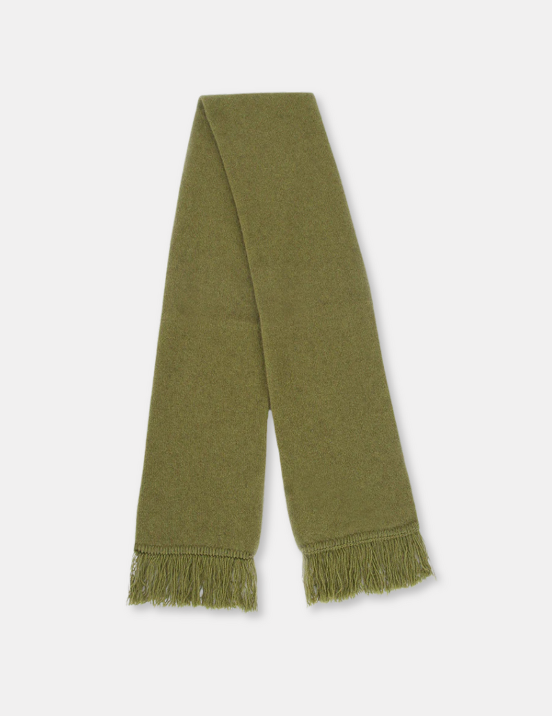 Merino Possum Scarf - Olive