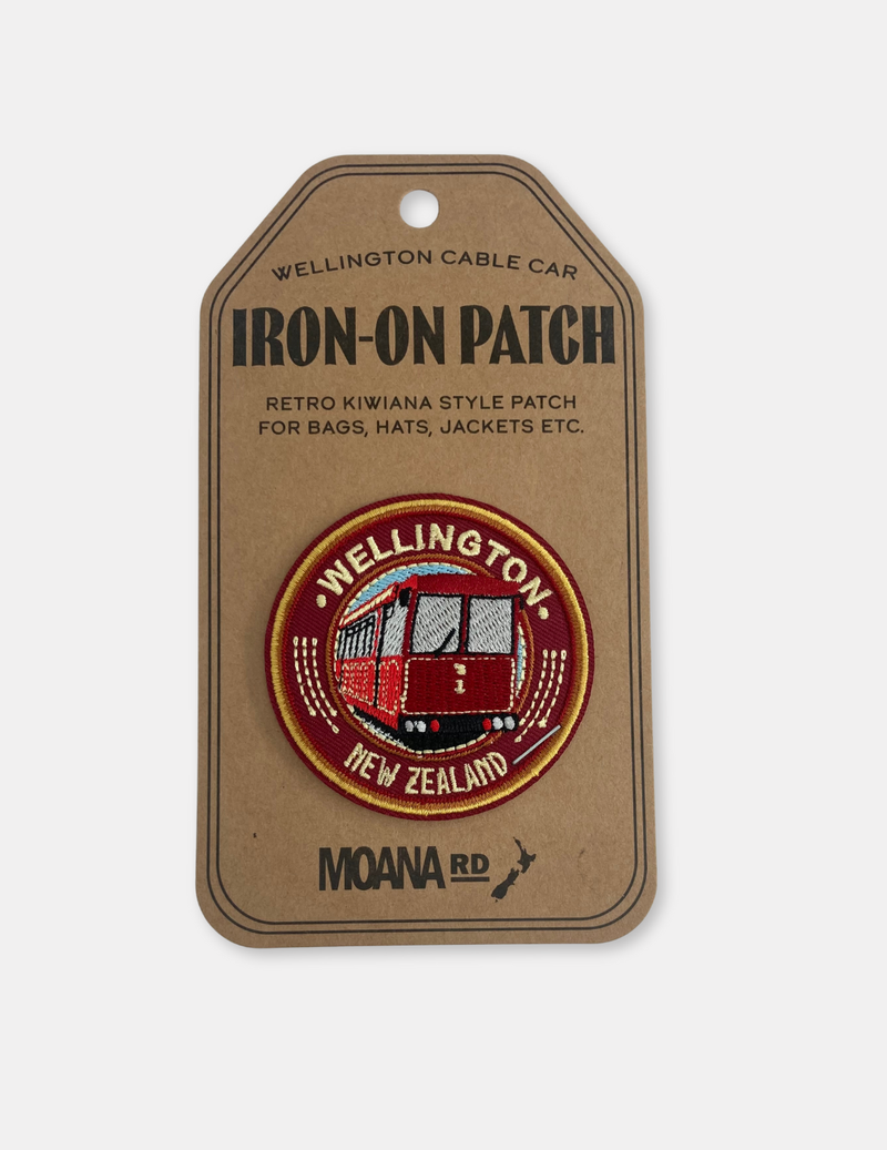 Cable Car Iron-On Patch