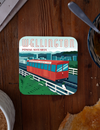 Wellington Travel Poster Coaster