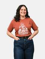 Wellington Stacked T-Shirt - Clay