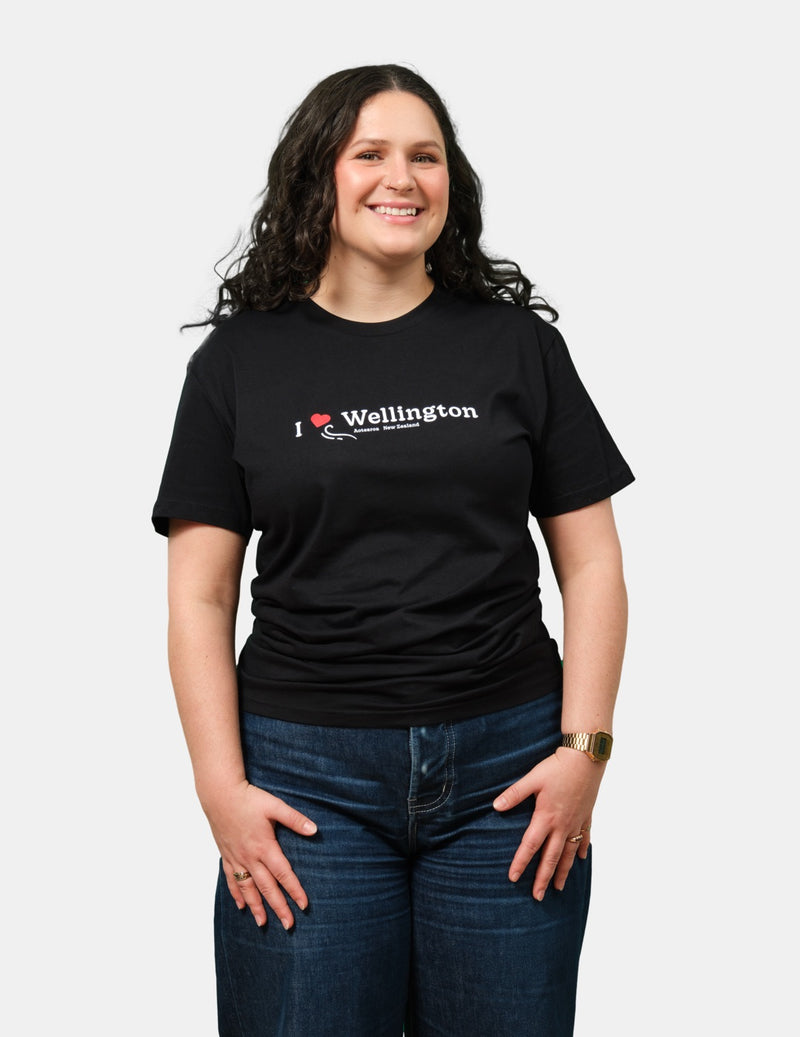 I Heart Wellington T-Shirt - Black