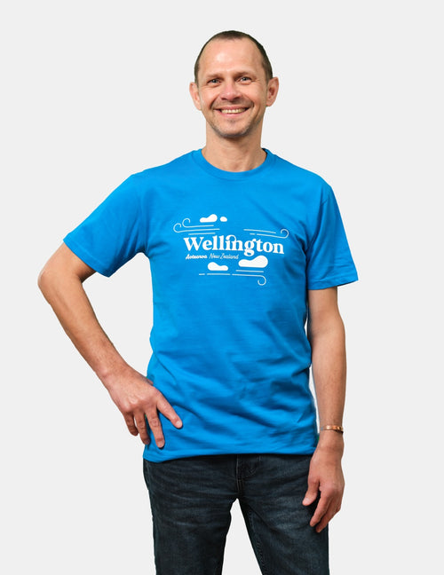 Wellington Cloud T-Shirt - Arctic Blue