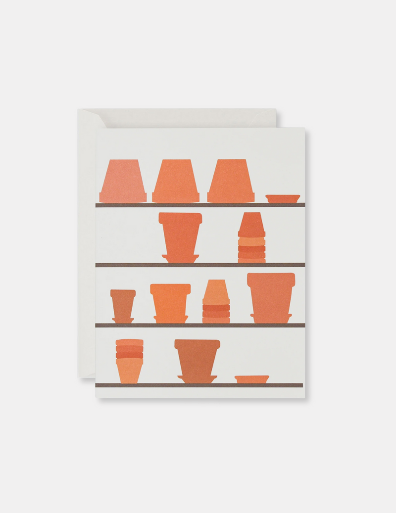 Empty Pots card by Father Rabbit