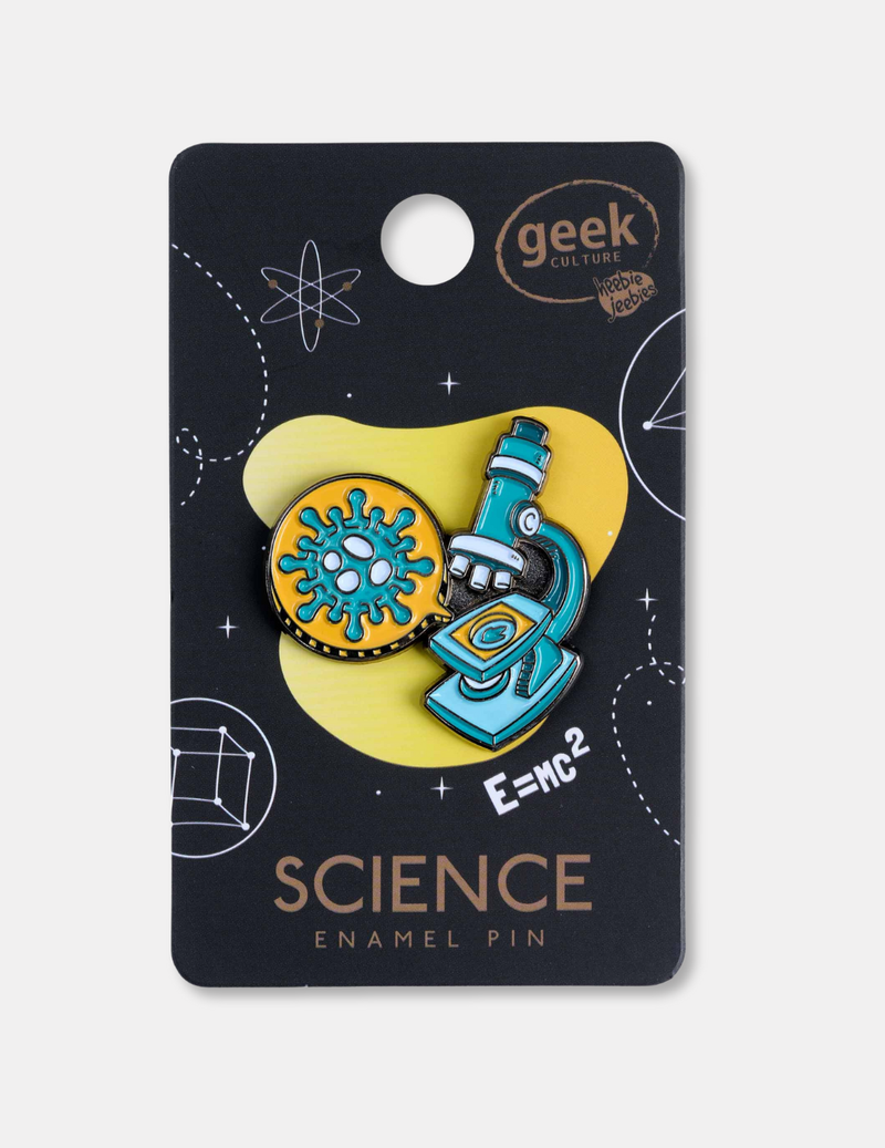 Microscope Enamel Pin