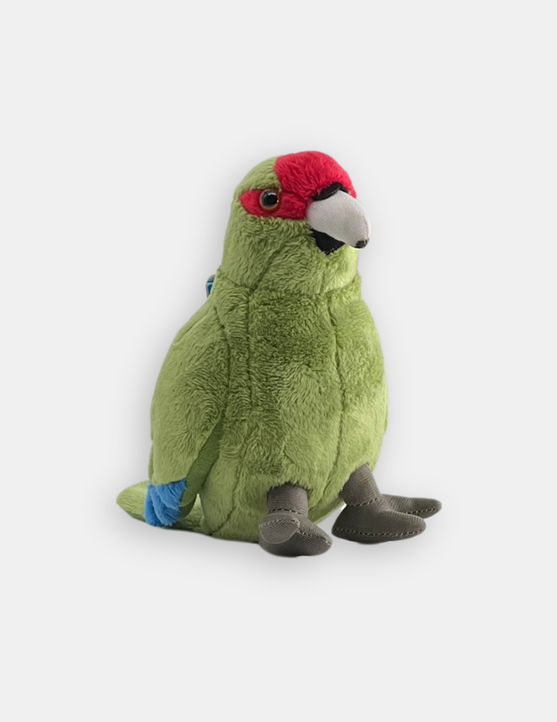 Kakariki Parrot Soft Toy with Sound