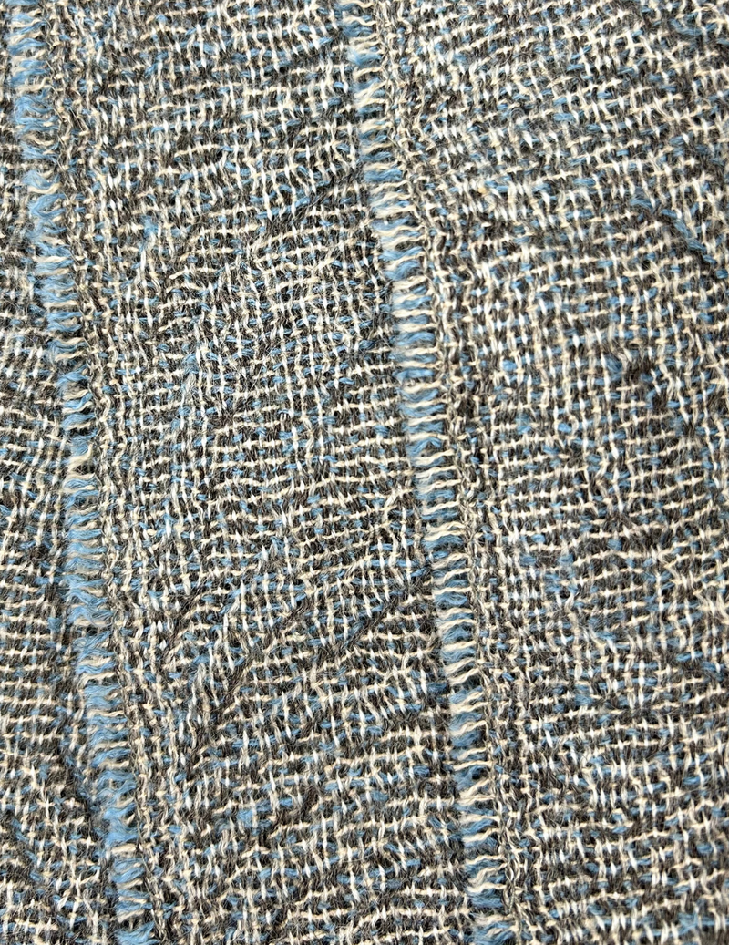 Wool Scarf - Middle Earth Blue