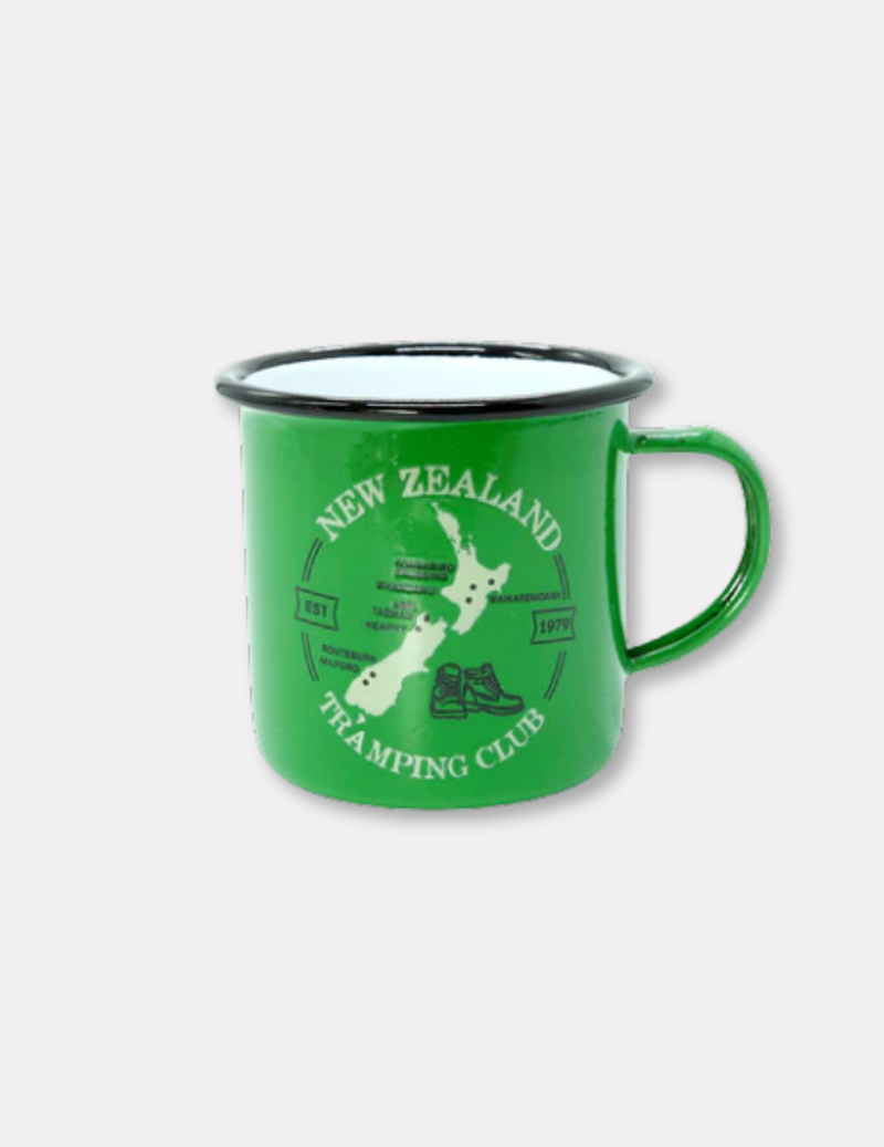 NZ Tramping Enamel Mug