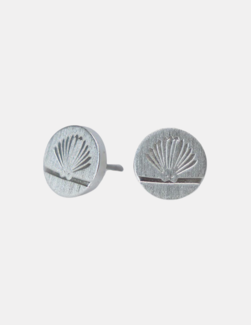 Piwakawaka Silver Earrings