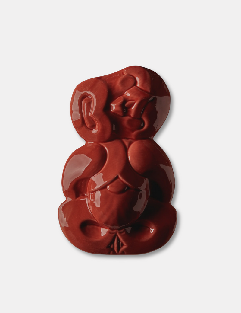 Ceramic Tiki Red