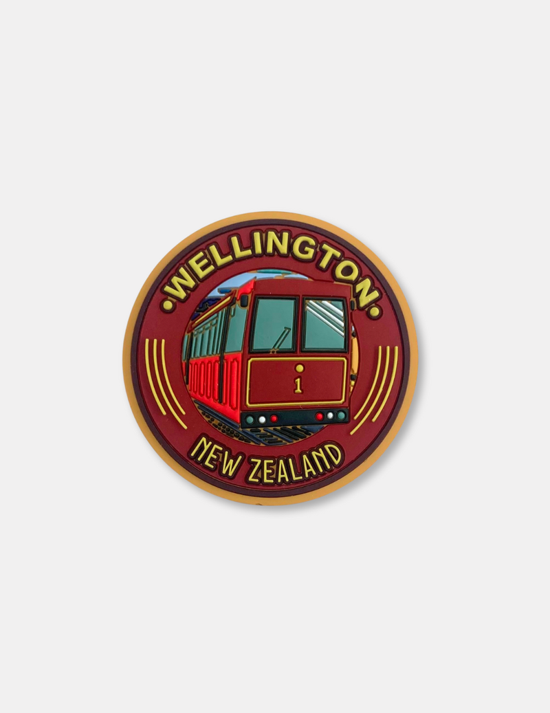 Cable Car Silicone Magnet