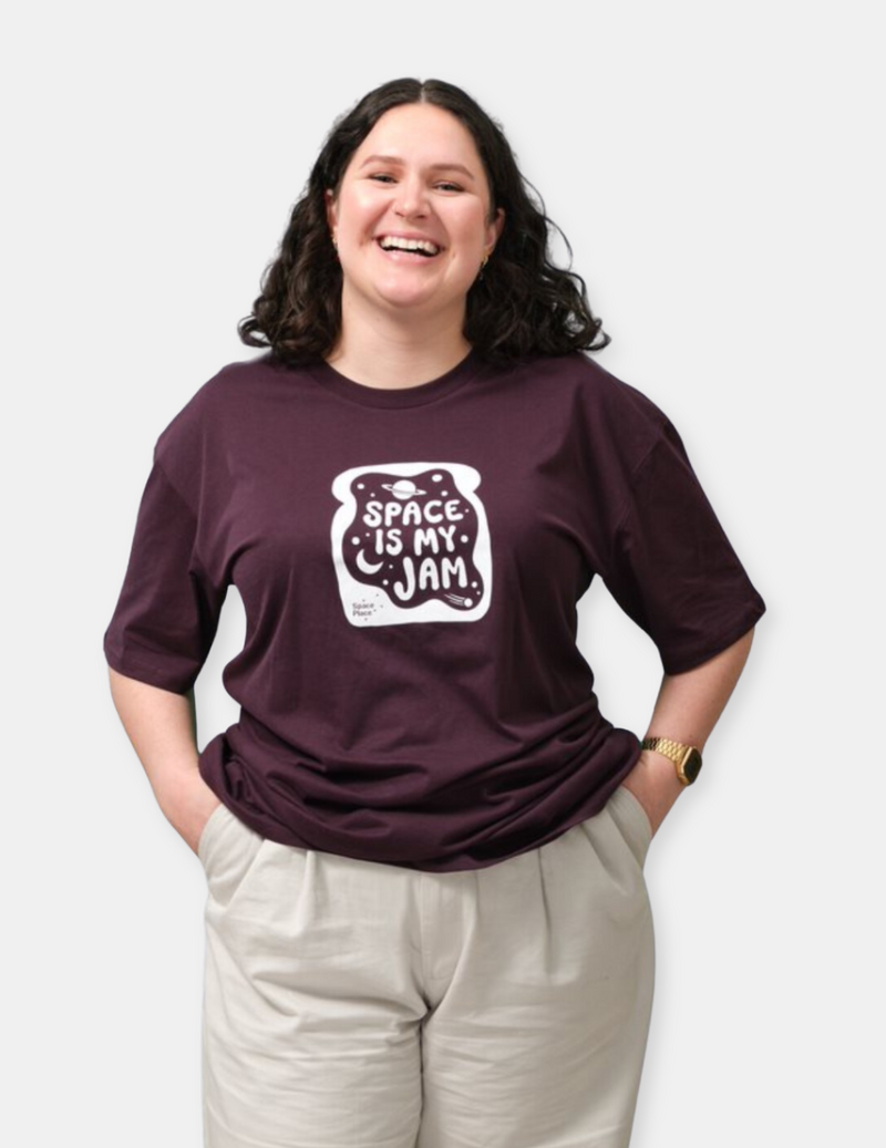 Space is my Jam T-Shirt - Plum