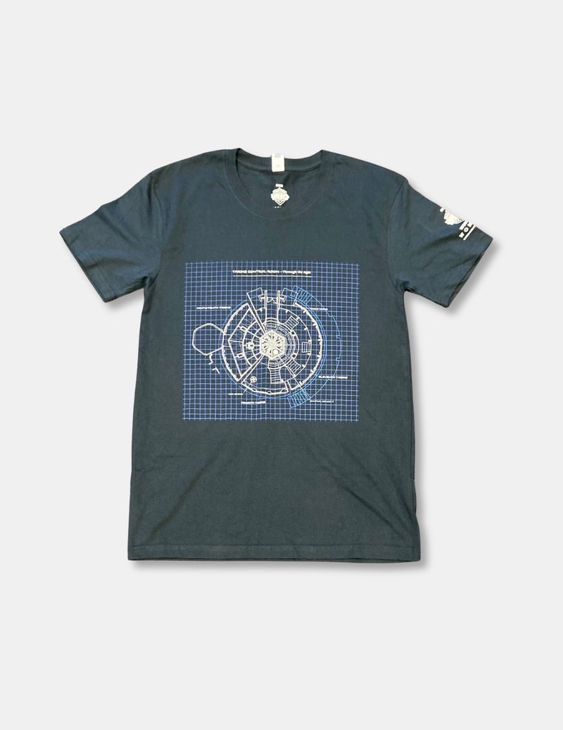 Doctor Who Tardis Floor Plan T-Shirt