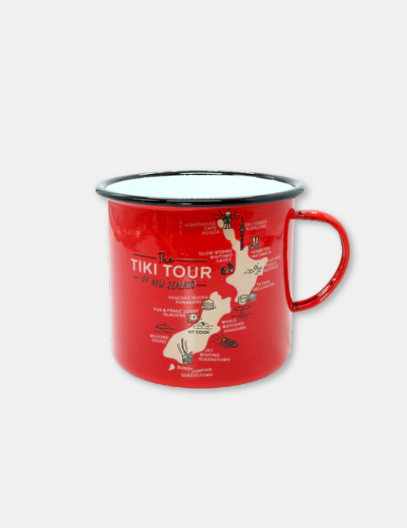 Tiki Tour Enamel Mug