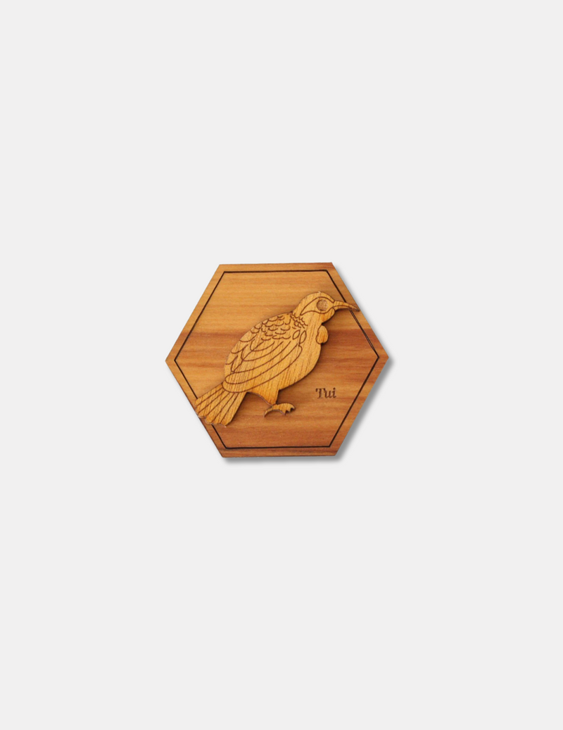 Wooden Tui Magnet