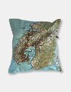 Wellington Map Cushion Cover