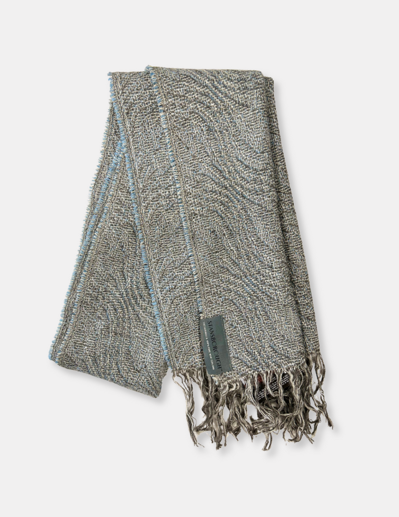 Wool Scarf - Middle Earth Blue