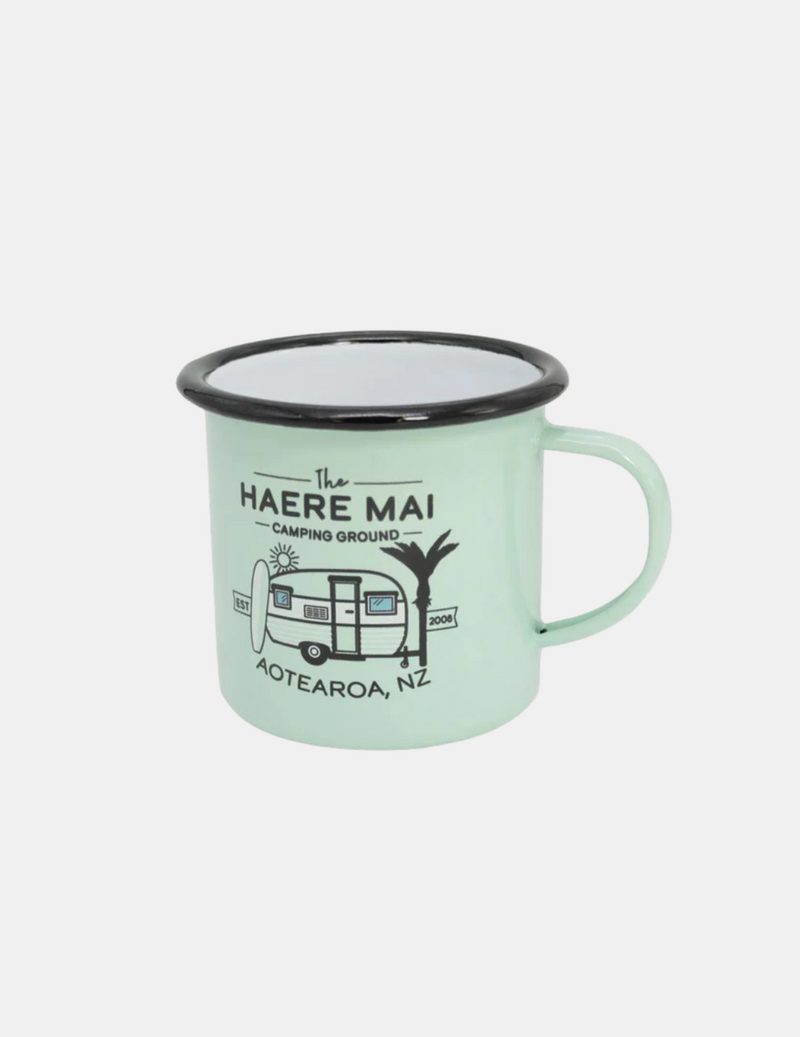 Haere Mai Enamel Mug