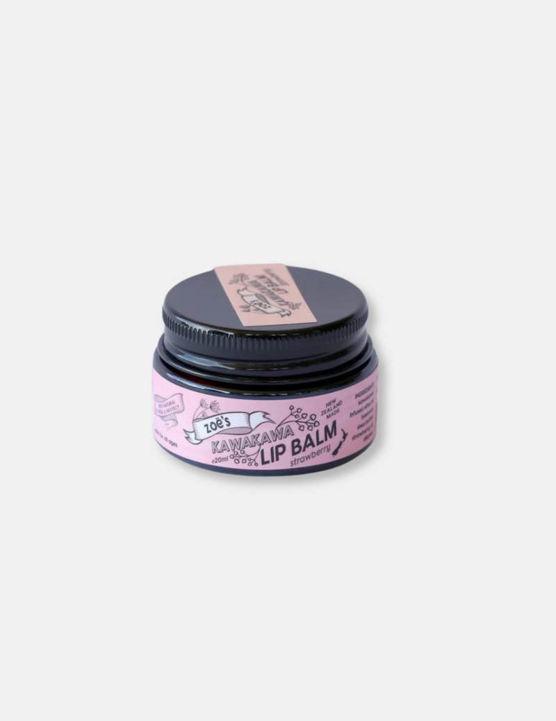 Zoe's Kawakawa Lip Balm - Strawberry